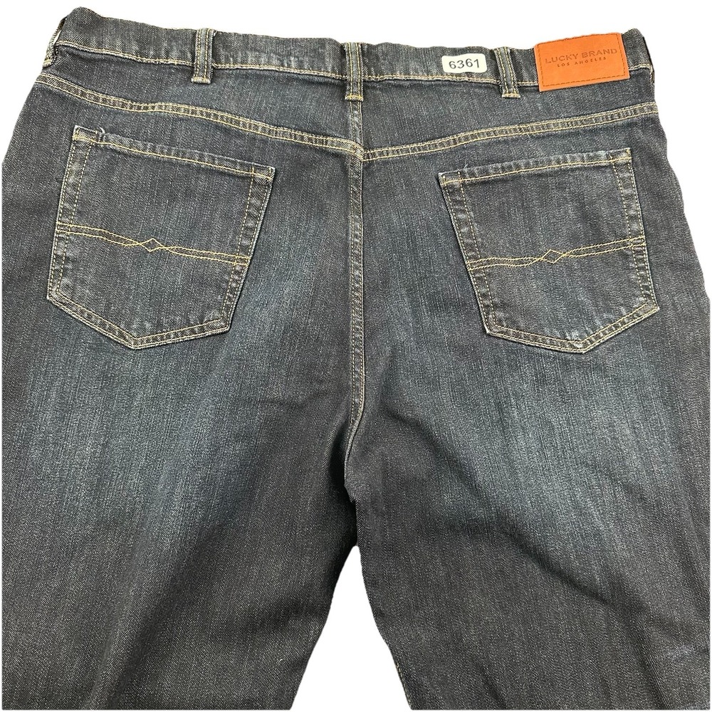 Lucky Brand Men's 410 Athletic Straight Jeans Fits 40x32 Dark Wash Blue Stretch
